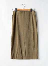 Jupe mi-longue stretch vert IMPERIAL femme