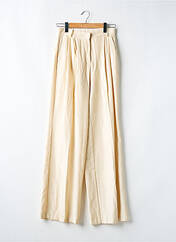 Pantalon large beige DIXIE pour femme seconde vue