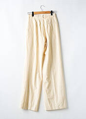 Pantalon large beige DIXIE pour femme seconde vue