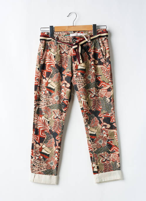 Pantalon 7/8 rouge PLEASE pour femme