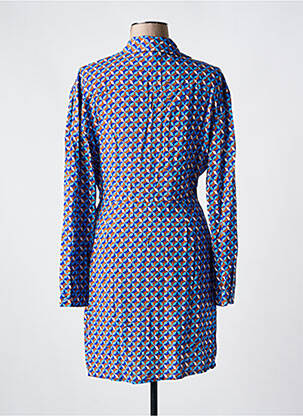 Robe courte manches longues manches longues bleu GAUDI femme