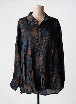 Chemisier coupe fluide manches longues noir BRAND UNIQUE femme