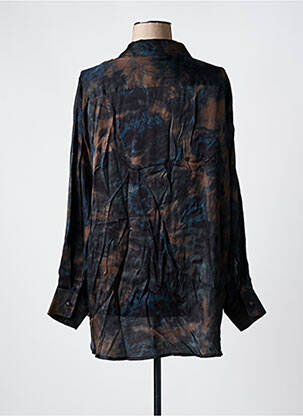 Chemisier coupe fluide manches longues noir BRAND UNIQUE femme