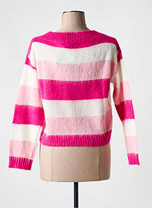 Pull stretch manches longues rose GAUDI femme