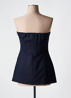 Top col carré sans manche bleu IMPERIAL femme