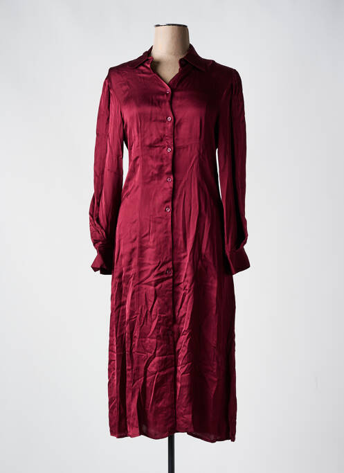 Robe mi-longue rouge DIXIE pour femme