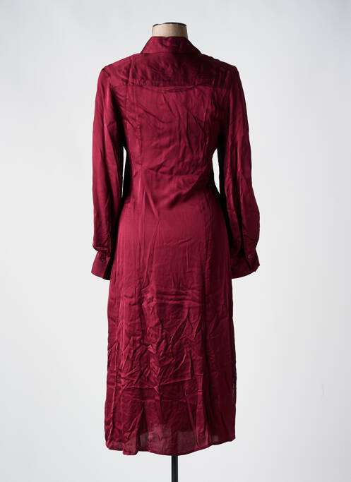 Robe mi-longue rouge DIXIE pour femme