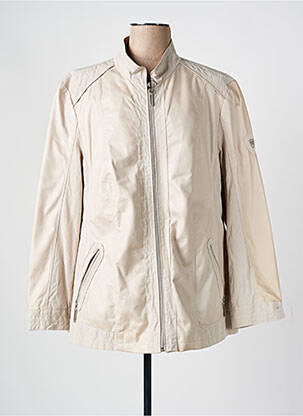 Veste casual epaulette beige BARBARA LEBEK femme