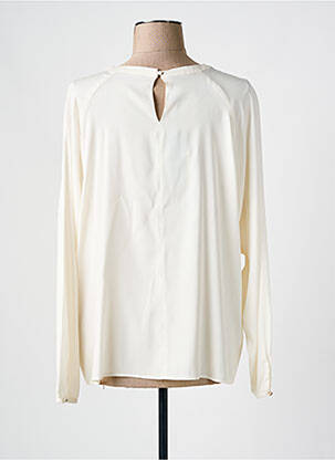 Blouse fermeture boutonnée au dos manches longues beige BASLER femme