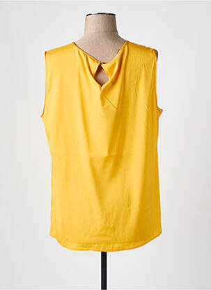Top coupe fluide sans manche orange BASLER femme