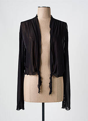 Gilet manches longues coupe cintrée noir JOSEPH RIBKOFF femme