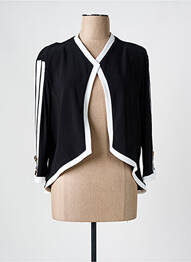 Veste casual epaulette noir JOSEPH RIBKOFF femme
