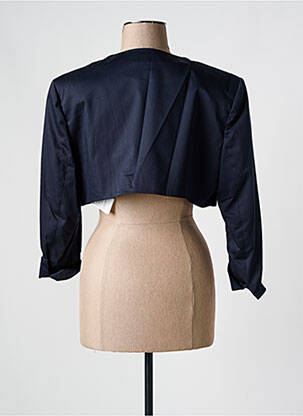 Boléro col rond bleu DANIEL HECHTER femme