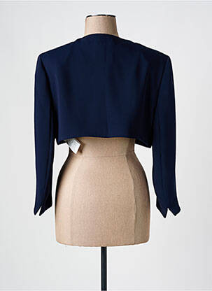 Boléro col rond bleu DANIEL HECHTER femme