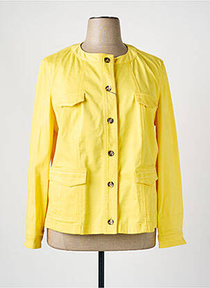 Veste casual col rond jaune BASLER femme