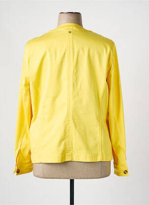 Veste casual col rond jaune BASLER femme