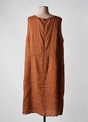 Robe mi-longue marron DEVERNOIS pour femme seconde vue