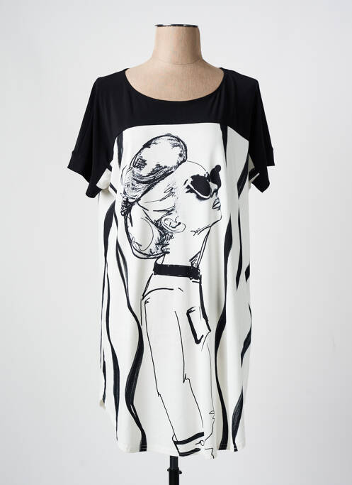 Tunique manches courtes noir JOSEPH RIBKOFF pour femme