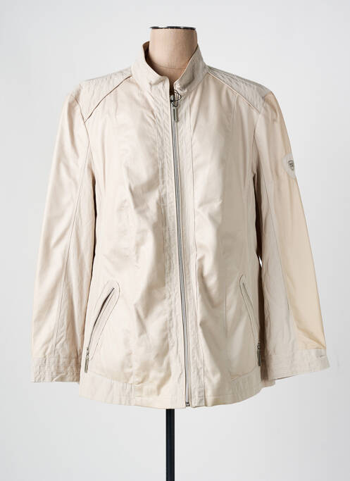 Veste casual beige BARBARA LEBEK pour femme