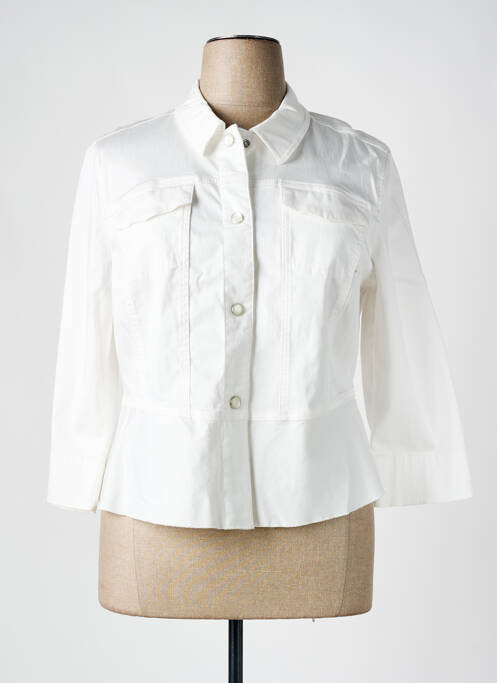 Veste casual blanc COMMA, pour femme