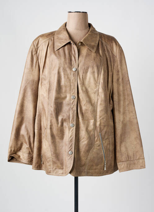 Veste casual marron BARBARA LEBEK pour femme