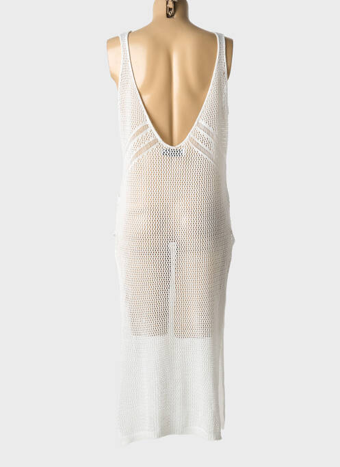 Robe de plage coupe cintrée blanc TATA GISELE femme