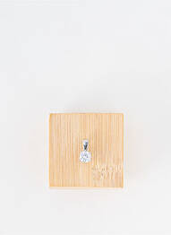 Pendentif ornement oxyde de zirconium argent TATA GISELE femme