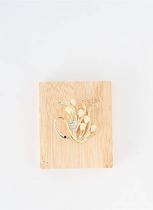 Broche matériaux métal or TATA GISELE femme