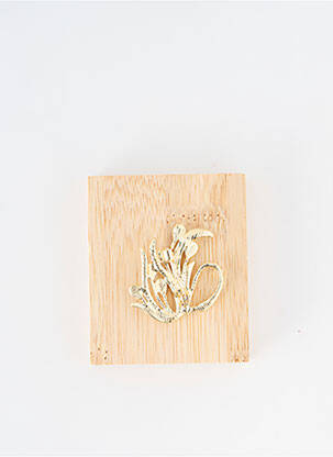 Broche matériaux métal or TATA GISELE femme