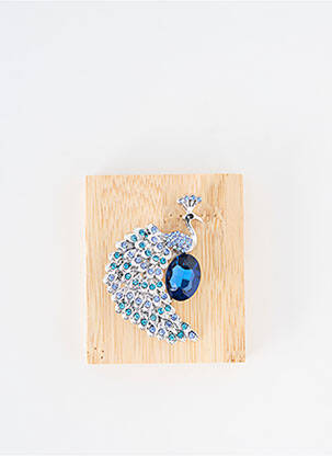 Broche bleu TATA GISELE pour femme
