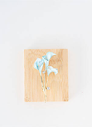 Broche bleu TATA GISELE pour femme