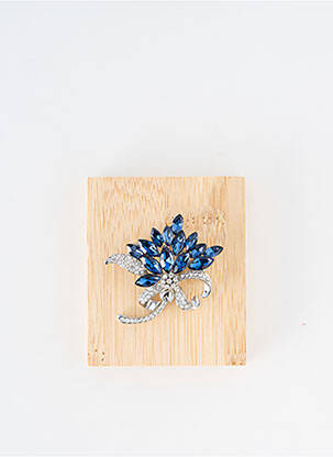 Broche bleu TATA GISELE pour femme