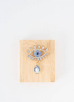 Broche bleu TATA GISELE pour femme