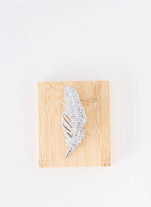 Broche argent TATA GISELE pour femme