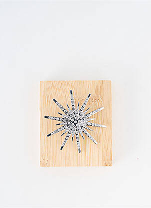 Broche argent TATA GISELE pour femme