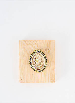 Broche or TATA GISELE pour femme