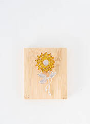 Broche jaune TATA GISELE pour femme seconde vue