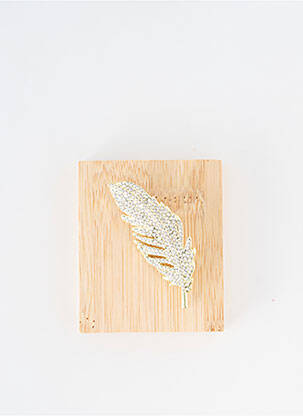 Broche or TATA GISELE pour femme