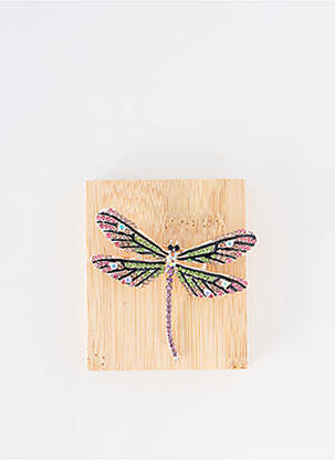 Broche rose TATA GISELE pour femme