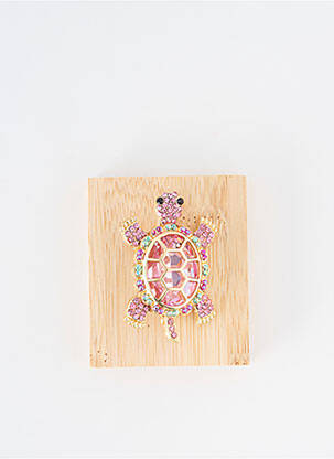 Broche rose TATA GISELE pour femme