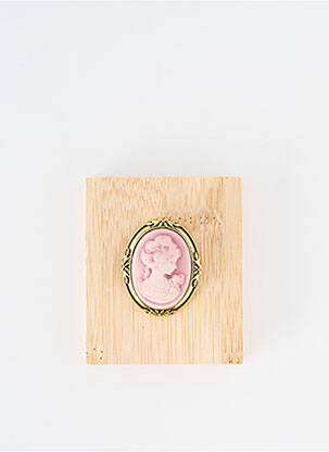 Broche rose TATA GISELE pour femme
