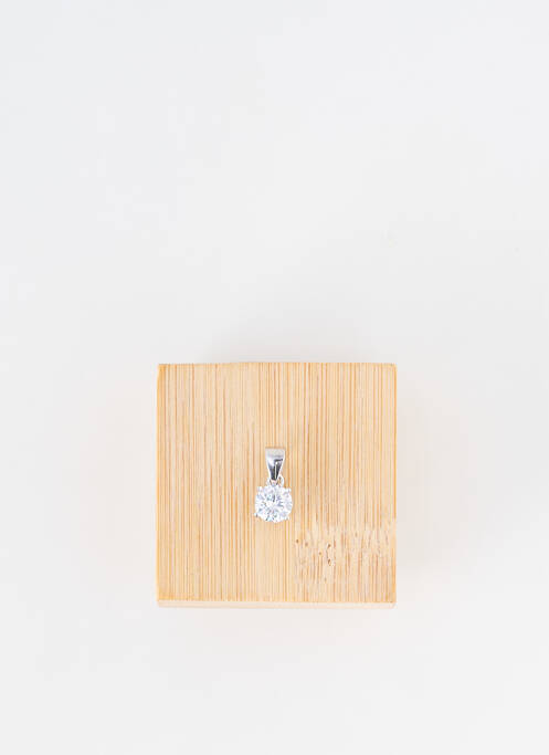 Pendentif ornement oxyde de zirconium argent TATA GISELE femme