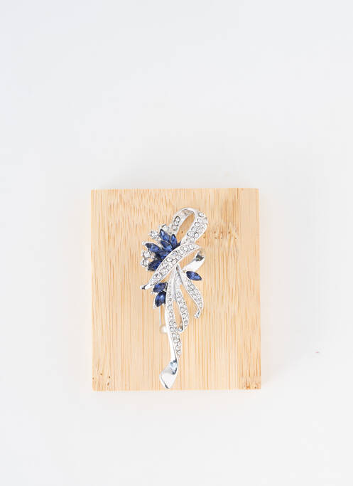 Broche matériaux métal bleu TATA GISELE femme