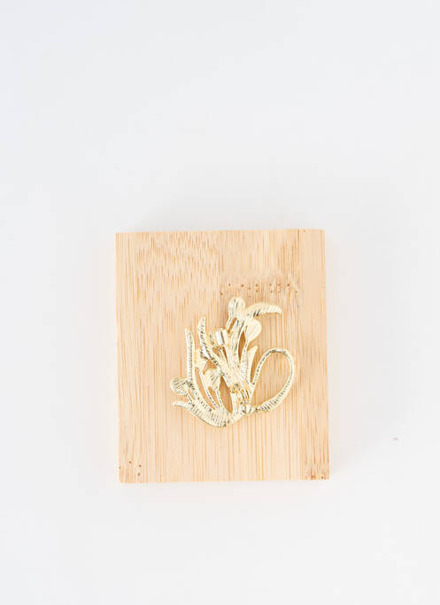 Broche matériaux métal or TATA GISELE femme
