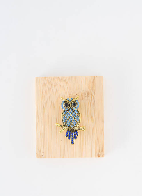 Broche bleu TATA GISELE pour femme