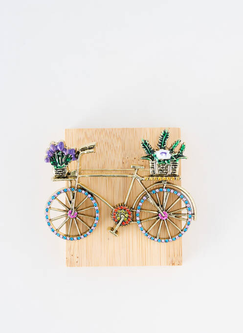 Broche bleu TATA GISELE pour femme