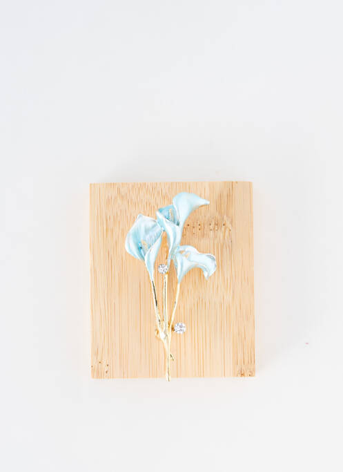 Broche bleu TATA GISELE pour femme
