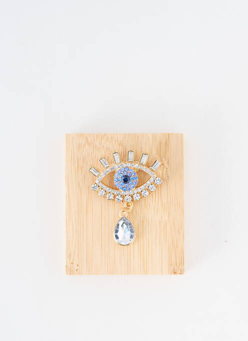 Broche bleu TATA GISELE pour femme