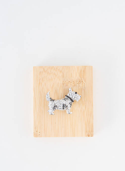 Broche argent TATA GISELE pour femme