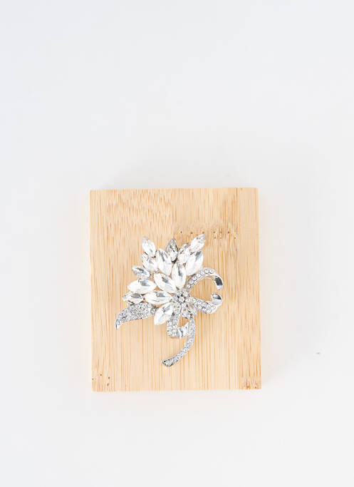 Broche argent TATA GISELE pour femme